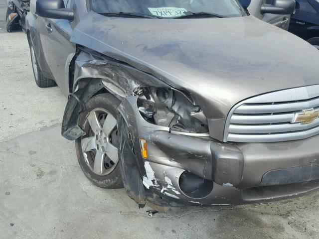 3GNBAAFW7BS662894 - 2011 CHEVROLET HHR LS BROWN photo 9