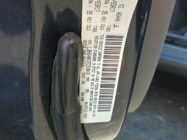 1J8HG48K37C518410 - 2007 JEEP COMMANDER GRAY photo 10