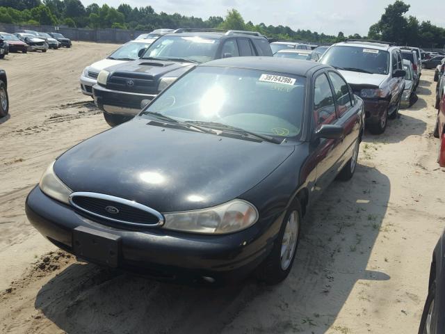 1FALP6531WK133321 - 1998 FORD CONTOUR BA BLACK photo 2