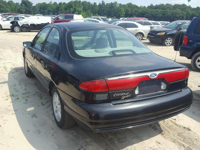 1FALP6531WK133321 - 1998 FORD CONTOUR BA BLACK photo 3