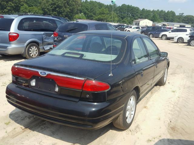 1FALP6531WK133321 - 1998 FORD CONTOUR BA BLACK photo 4