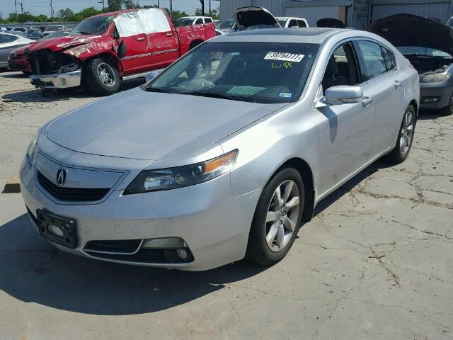 19UUA8F58DA003603 - 2013 ACURA TL TECH SILVER photo 2