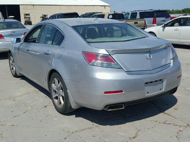 19UUA8F58DA003603 - 2013 ACURA TL TECH SILVER photo 3