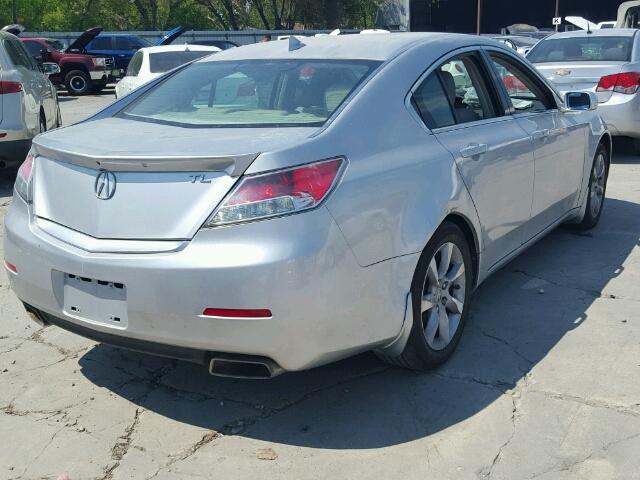 19UUA8F58DA003603 - 2013 ACURA TL TECH SILVER photo 4