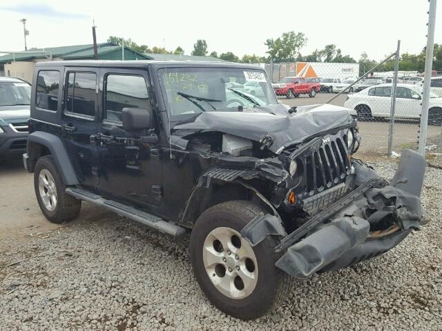 1J4GA39178L528180 - 2008 JEEP WRANGLER U BLACK photo 1