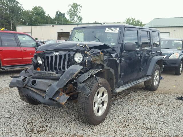 1J4GA39178L528180 - 2008 JEEP WRANGLER U BLACK photo 2