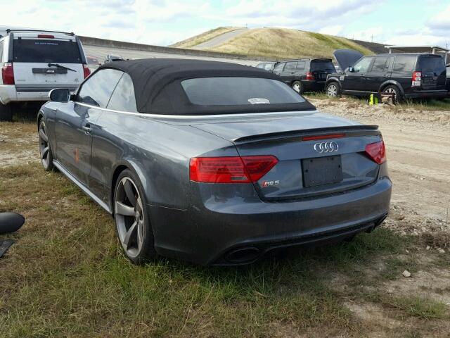 WUAC6AFH0F7900348 - 2015 AUDI RS5 GRAY photo 3