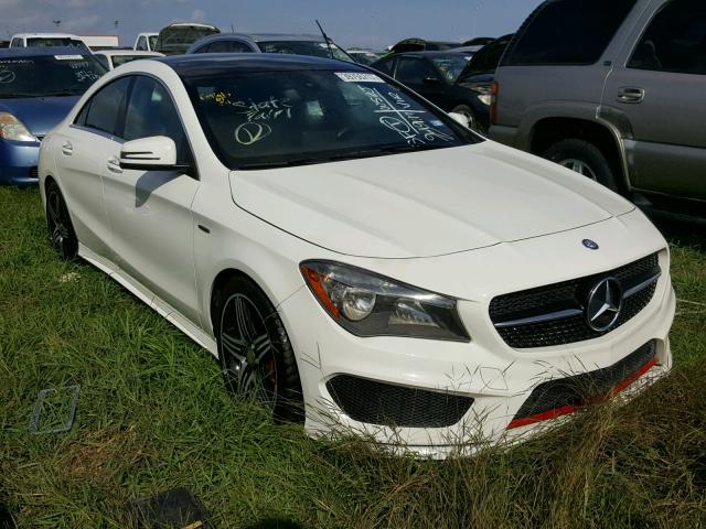 WDDSJ4EB2FN195981 - 2015 MERCEDES-BENZ CLA WHITE photo 1