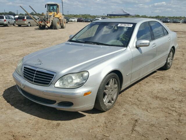 WDBNG70J73A369700 - 2003 MERCEDES-BENZ S GRAY photo 2