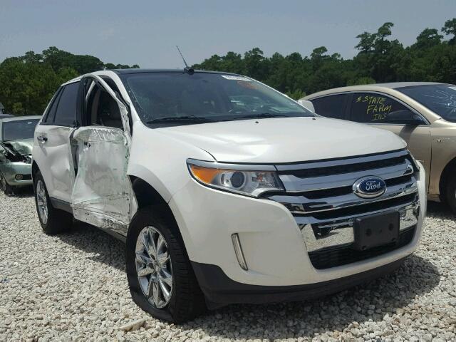 2FMDK3JC2BBA36288 - 2011 FORD EDGE SEL WHITE photo 1