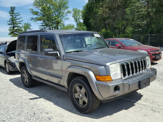 1J8HG48K57C621053 - 2007 JEEP COMMANDER GRAY photo 1