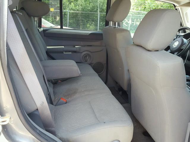 1J8HG48K57C621053 - 2007 JEEP COMMANDER GRAY photo 6