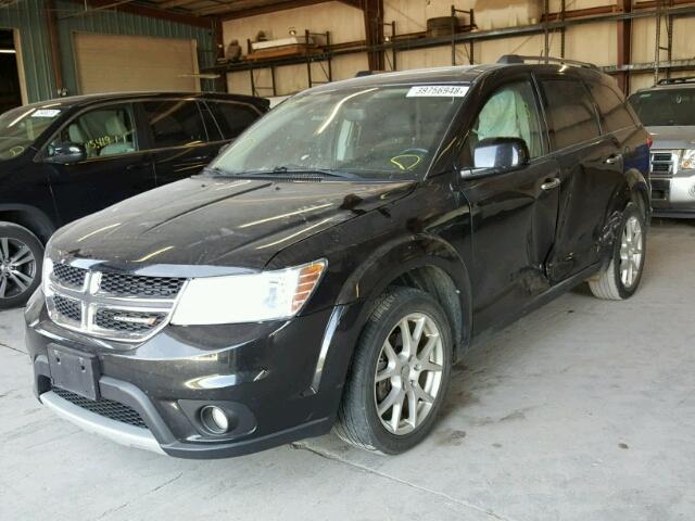 3C4PDCDG7CT342368 - 2012 DODGE JOURNEY CR BLACK photo 2