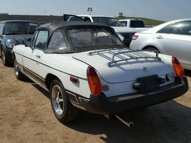 GHN5UJ455704G - 1978 MG CONVERTIBL WHITE photo 3