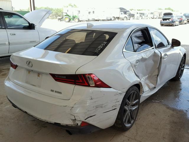 JTHBE1D28E5012403 - 2014 LEXUS IS 350 WHITE photo 4