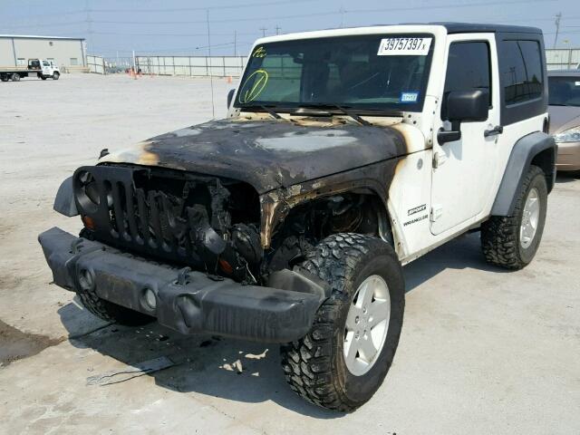 1J4AA2D19AL228637 - 2010 JEEP WRANGLER S WHITE photo 2