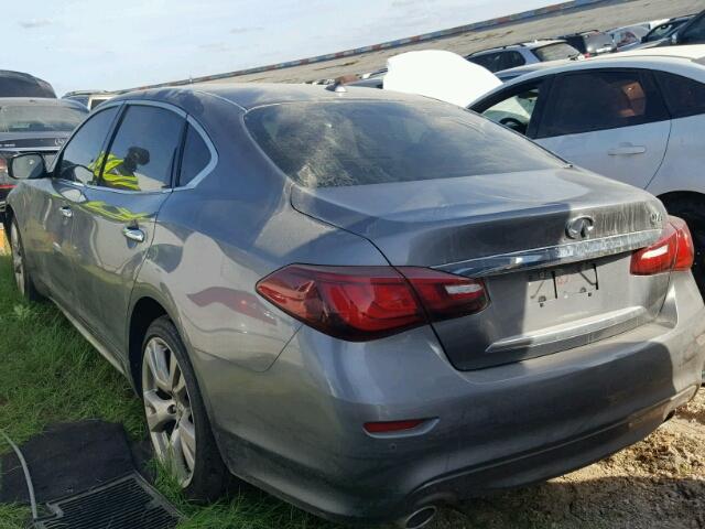 JN1BY1PP5FM600995 - 2015 INFINITI Q70L GRAY photo 3