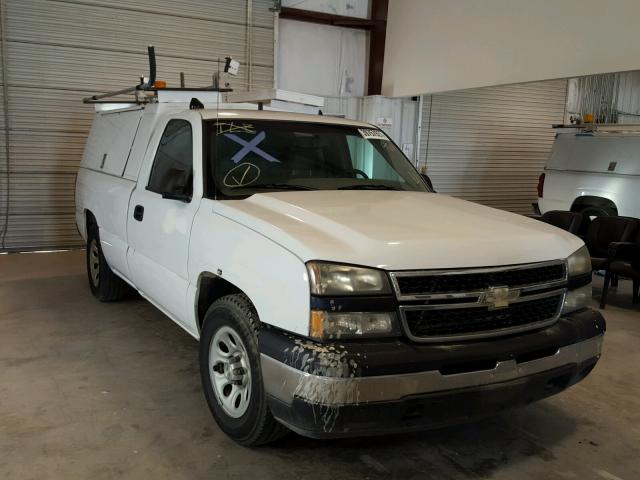 3GCEC14X96G253333 - 2006 CHEVROLET SILVERADO WHITE photo 1