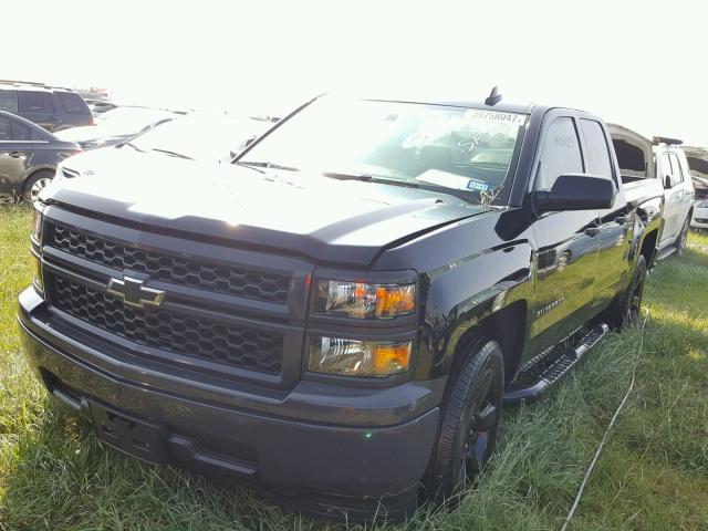 1GCRCPEH7FZ356245 - 2015 CHEVROLET SILVERADO BLACK photo 2