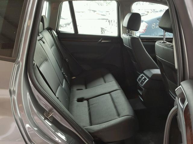 5UXWZ7C35H0V92763 - 2017 BMW X3 SDRIVE2 CHARCOAL photo 6