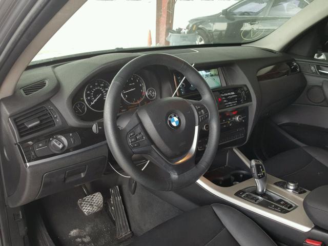 5UXWZ7C35H0V92763 - 2017 BMW X3 SDRIVE2 CHARCOAL photo 9