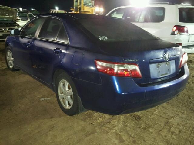 4T1BE46K67U063239 - 2007 TOYOTA CAMRY NEW BLUE photo 3