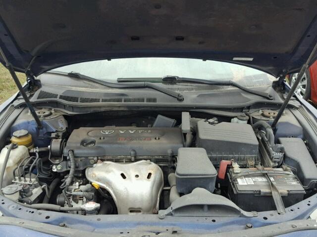 4T1BE46K67U063239 - 2007 TOYOTA CAMRY NEW BLUE photo 7