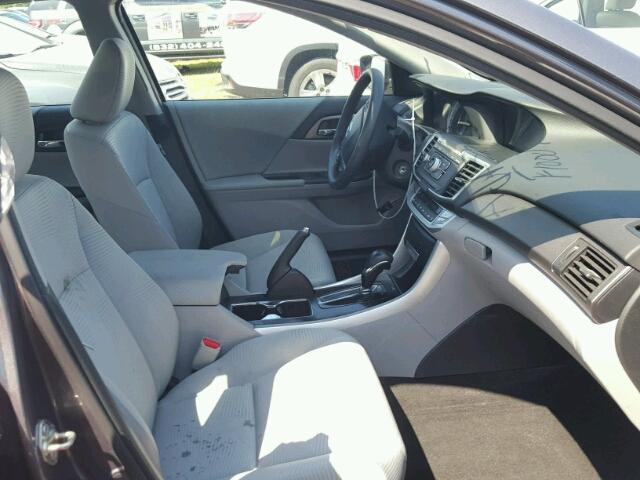 1HGCR2F39EA001358 - 2014 HONDA ACCORD GRAY photo 5