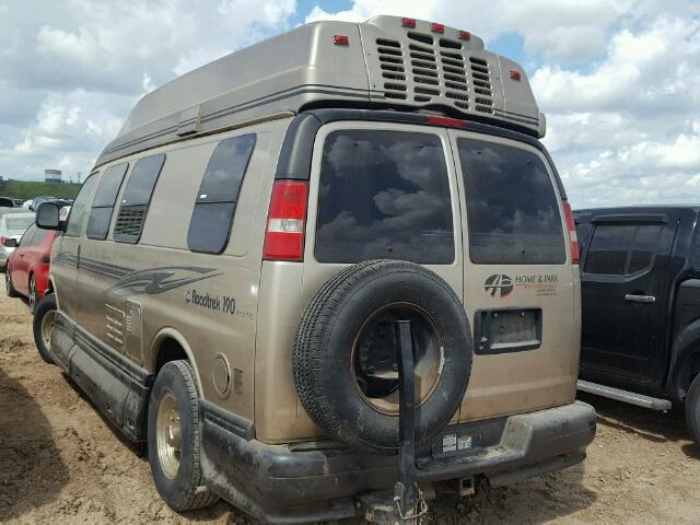 1GCHG39U171196718 - 2007 CHEVROLET EXPRESS G3 TAN photo 3