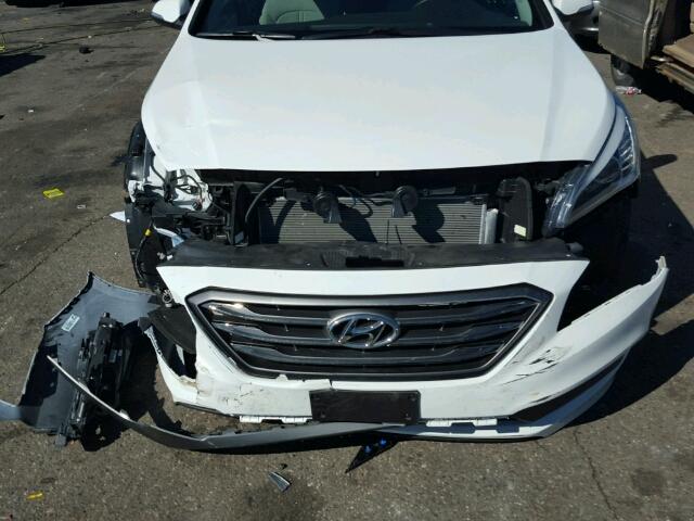 5NPE34AFXHH520793 - 2017 HYUNDAI SONATA SPO WHITE photo 9