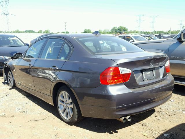 WBAVD13576KV14297 - 2006 BMW 325 XI GRAY photo 3