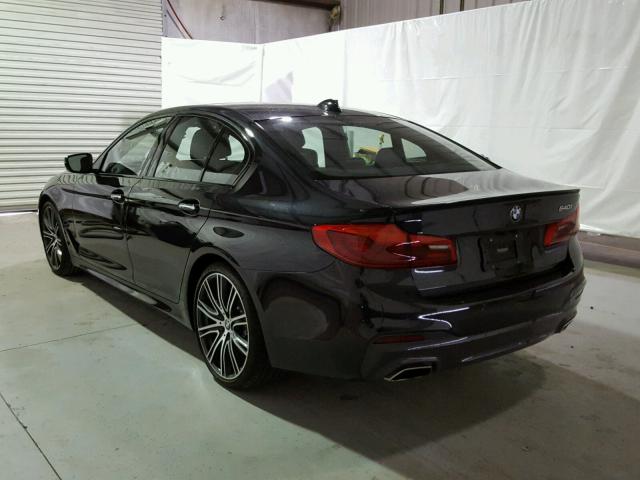 WBAJE5C37HG916196 - 2017 BMW 540 I BLACK photo 3