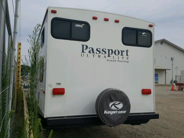 4YDT29127BT412443 - 2011 PASSPORT TRAVELTRLR WHITE photo 4