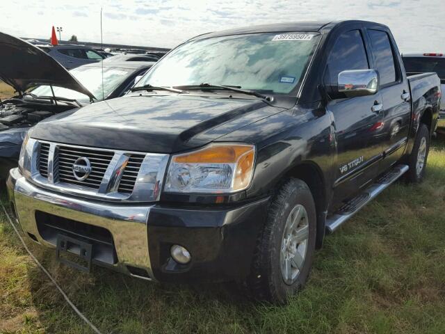 1N6BA0ED1CN301527 - 2012 NISSAN TITAN BLACK photo 2