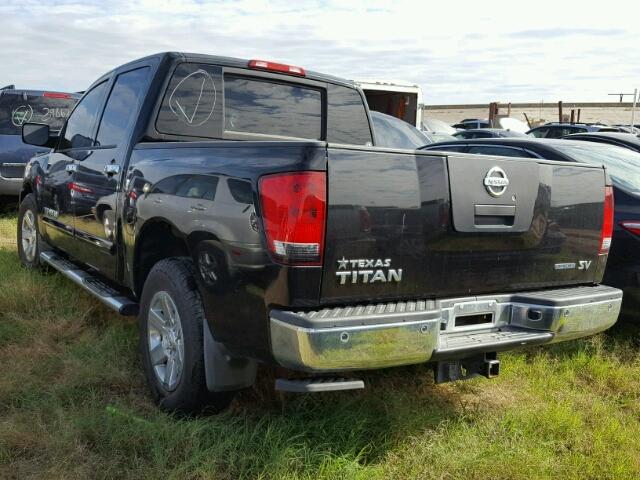 1N6BA0ED1CN301527 - 2012 NISSAN TITAN BLACK photo 3