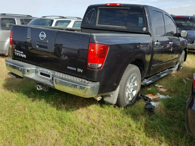 1N6BA0ED1CN301527 - 2012 NISSAN TITAN BLACK photo 4