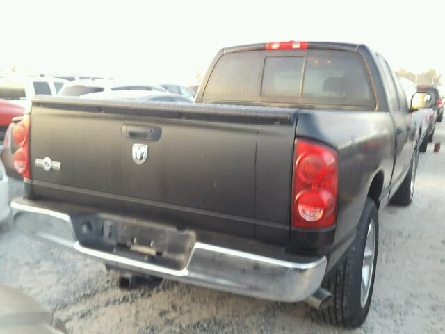 1D7HA18278S589291 - 2008 DODGE RAM 1500 S BLACK photo 4