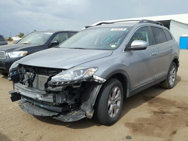 JM3TB3CA1F0467554 - 2015 MAZDA CX-9 TOURI SILVER photo 2