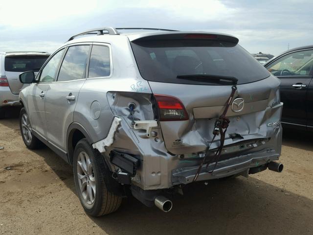 JM3TB3CA1F0467554 - 2015 MAZDA CX-9 TOURI SILVER photo 3