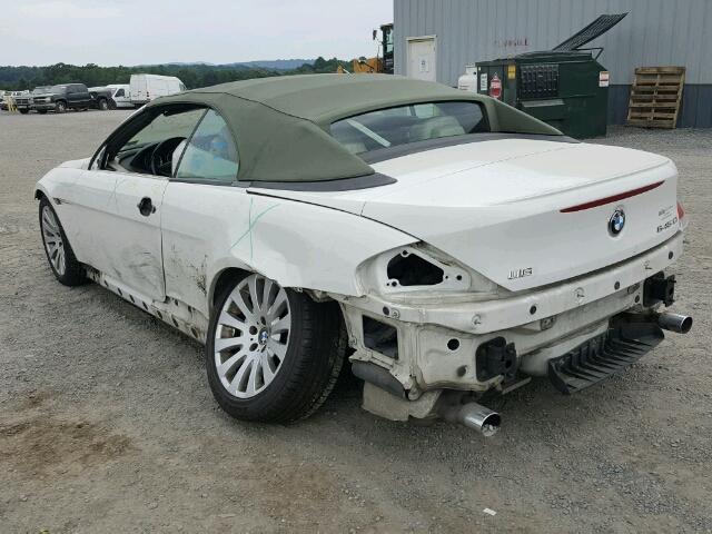 WBAEK73485B323812 - 2005 BMW 645 CI AUT WHITE photo 3