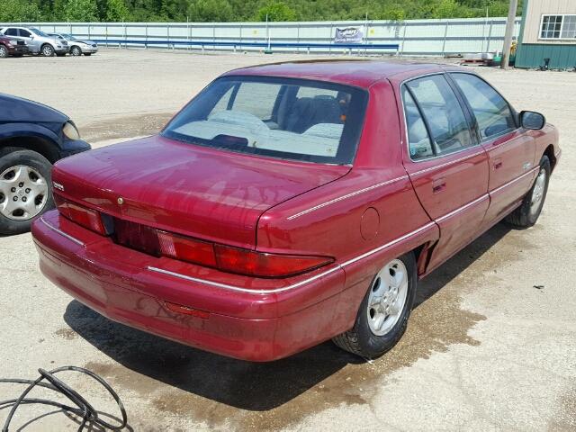 1G4NJ52M9VC404240 - 1997 BUICK SKYLARK GR BURGUNDY photo 4