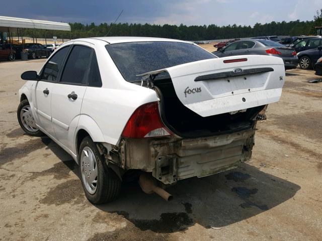 1FAFP34394W117984 - 2004 FORD FOCUS SE C WHITE photo 3