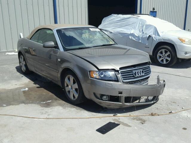 WAUAT48H54K025982 - 2004 AUDI A4 3.0 CAB TAN photo 1