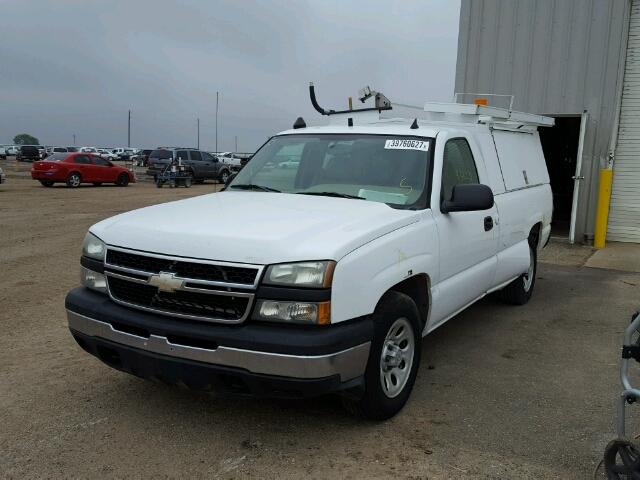 3GCEC14X36G252727 - 2006 CHEVROLET SILVERADO WHITE photo 2