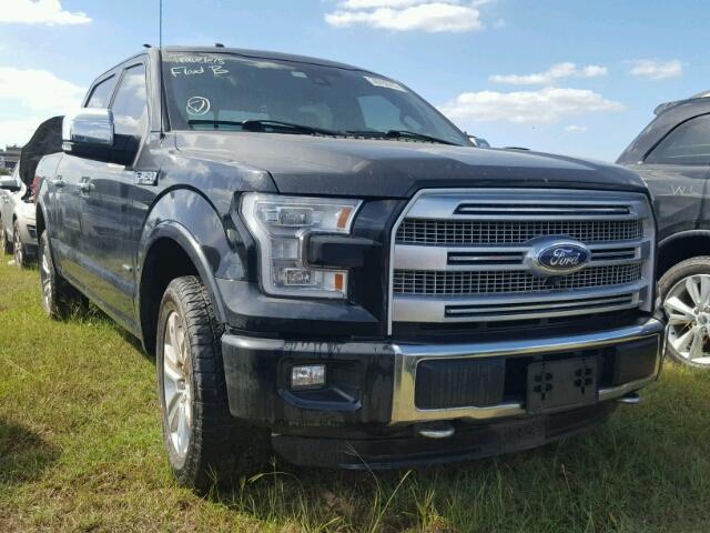 1FTEW1EG6FFB69347 - 2015 FORD F150 BLACK photo 1