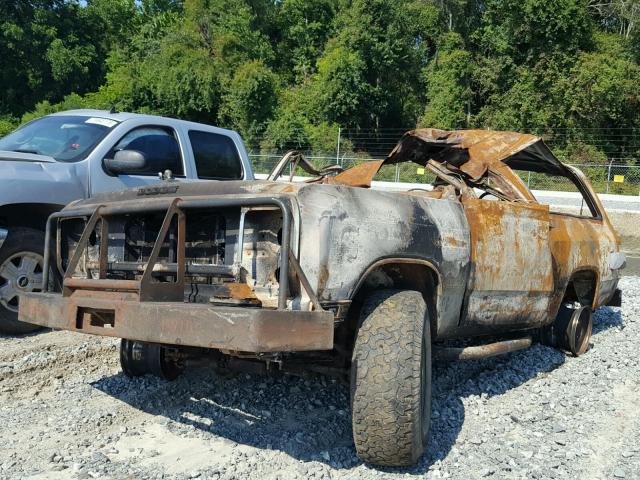 3B4GM07Y8KM909177 - 1989 DODGE RAMCHARGER BURN photo 2