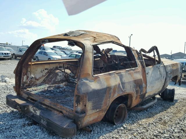 3B4GM07Y8KM909177 - 1989 DODGE RAMCHARGER BURN photo 4