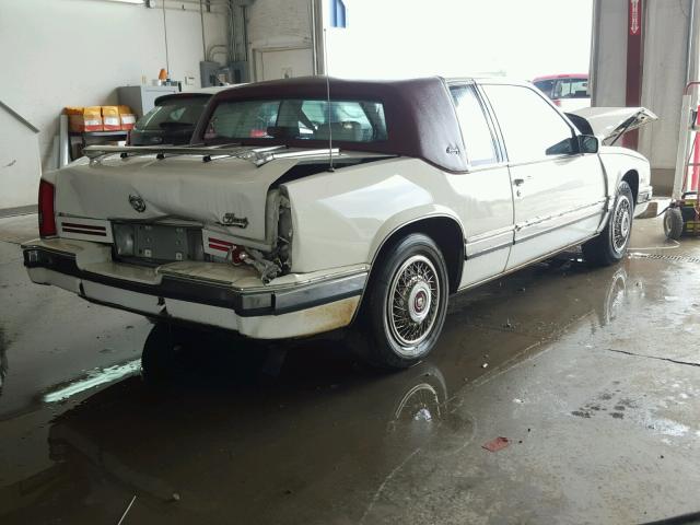 1G6EL13B6MU608784 - 1991 CADILLAC ELDORADO WHITE photo 4