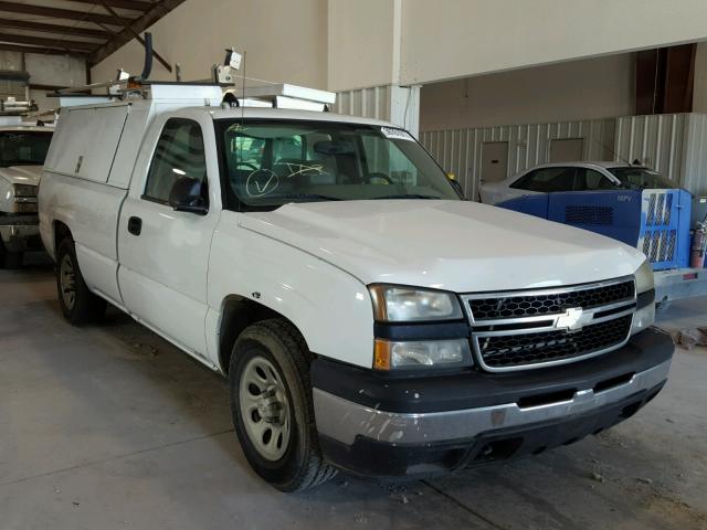 3GCEC14X56G252065 - 2006 CHEVROLET SILVERADO WHITE photo 1