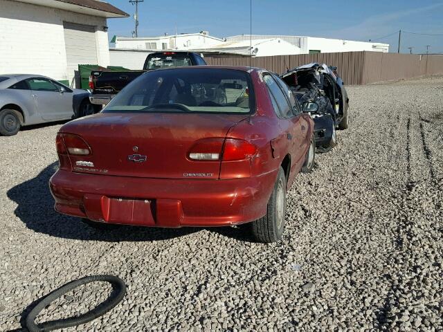 1G1JF52T3W7174855 - 1998 CHEVROLET CAVALIER ORANGE photo 4